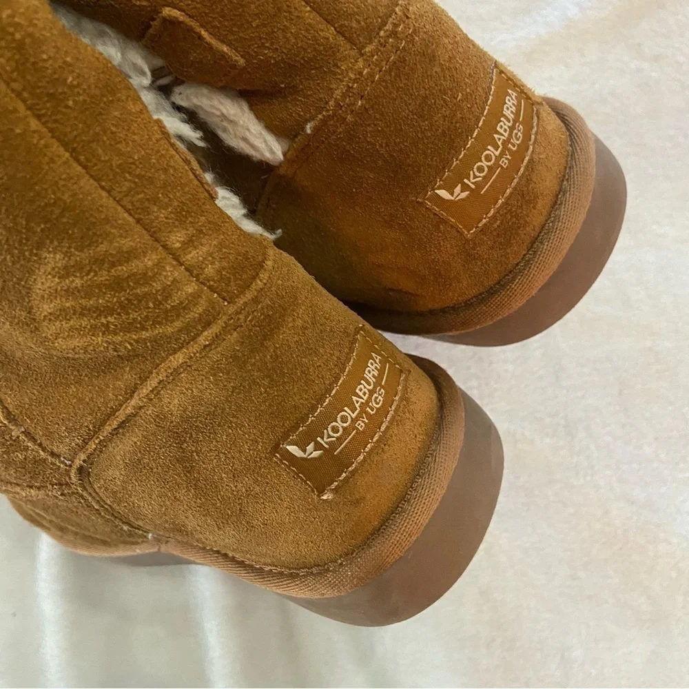 Koolaburra by UGG Kids Suede Button Tall Boots Kinslei